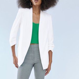 Aritzia Babaton Power Blazer in White